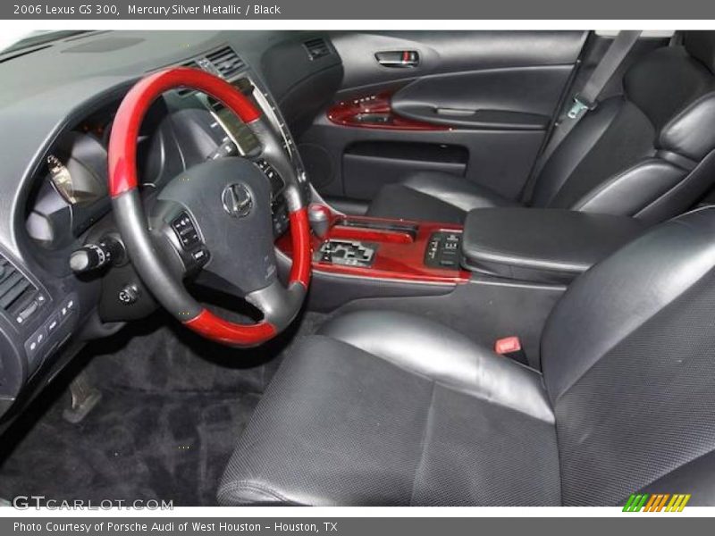Mercury Silver Metallic / Black 2006 Lexus GS 300