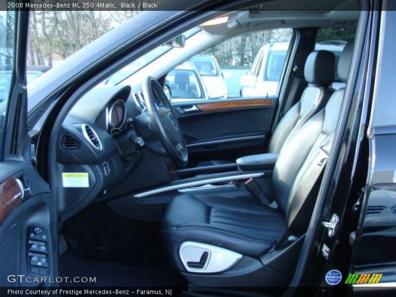 Black / Black 2008 Mercedes-Benz ML 350 4Matic