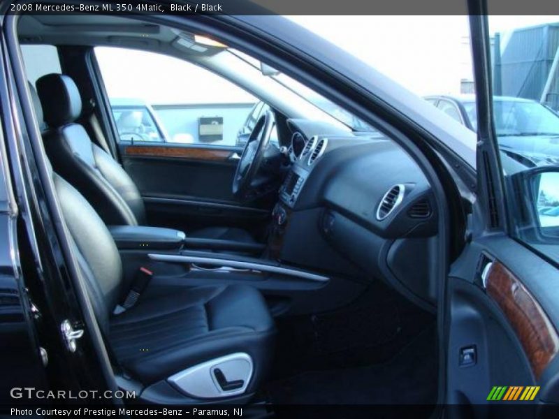 Black / Black 2008 Mercedes-Benz ML 350 4Matic
