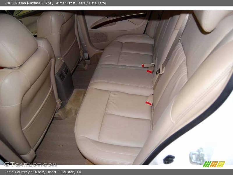 Winter Frost Pearl / Cafe Latte 2008 Nissan Maxima 3.5 SE