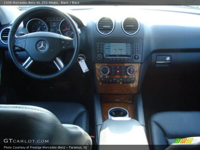Black / Black 2008 Mercedes-Benz ML 350 4Matic