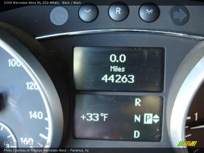 Black / Black 2008 Mercedes-Benz ML 350 4Matic