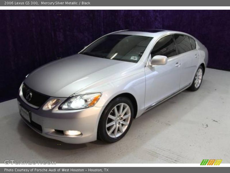 Mercury Silver Metallic / Black 2006 Lexus GS 300