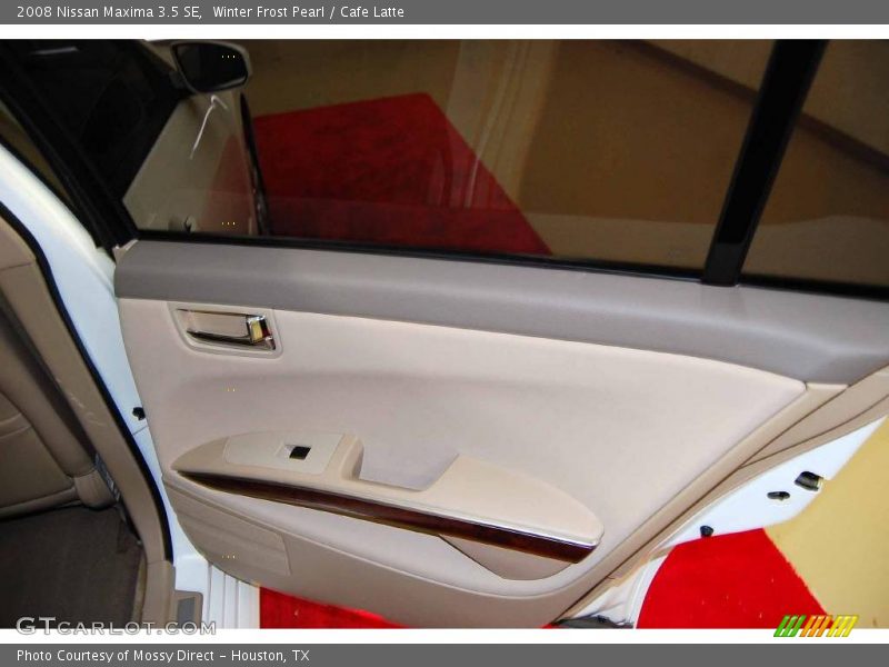 Winter Frost Pearl / Cafe Latte 2008 Nissan Maxima 3.5 SE