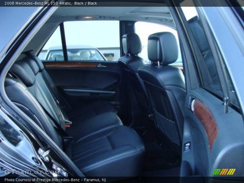 Black / Black 2008 Mercedes-Benz ML 350 4Matic