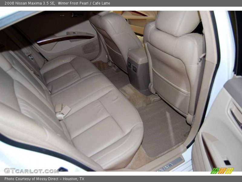 Winter Frost Pearl / Cafe Latte 2008 Nissan Maxima 3.5 SE