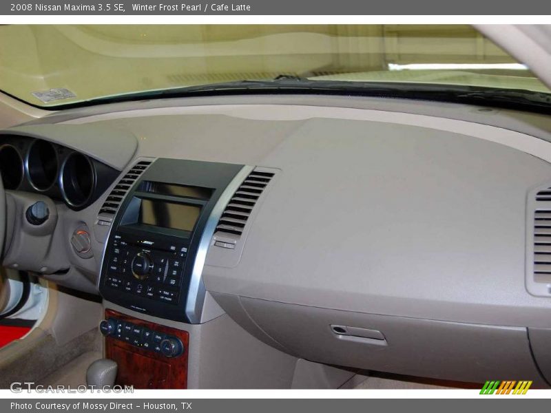 Winter Frost Pearl / Cafe Latte 2008 Nissan Maxima 3.5 SE