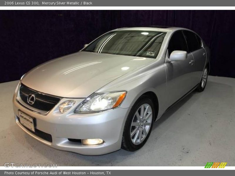 Mercury Silver Metallic / Black 2006 Lexus GS 300