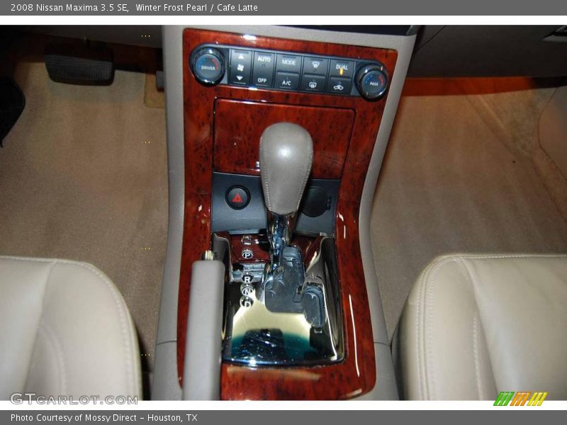 Winter Frost Pearl / Cafe Latte 2008 Nissan Maxima 3.5 SE