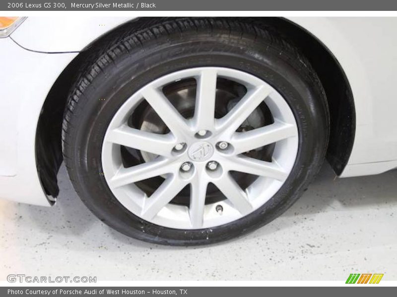 Mercury Silver Metallic / Black 2006 Lexus GS 300