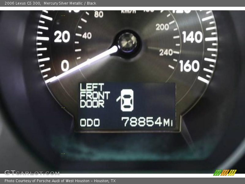 Mercury Silver Metallic / Black 2006 Lexus GS 300