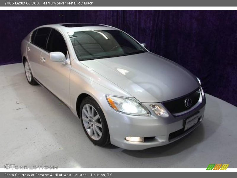 Mercury Silver Metallic / Black 2006 Lexus GS 300