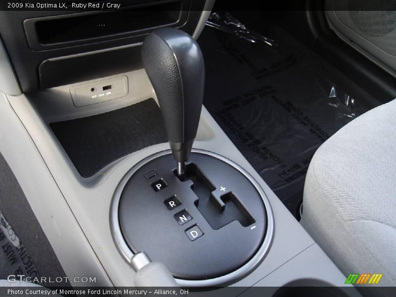 Ruby Red / Gray 2009 Kia Optima LX