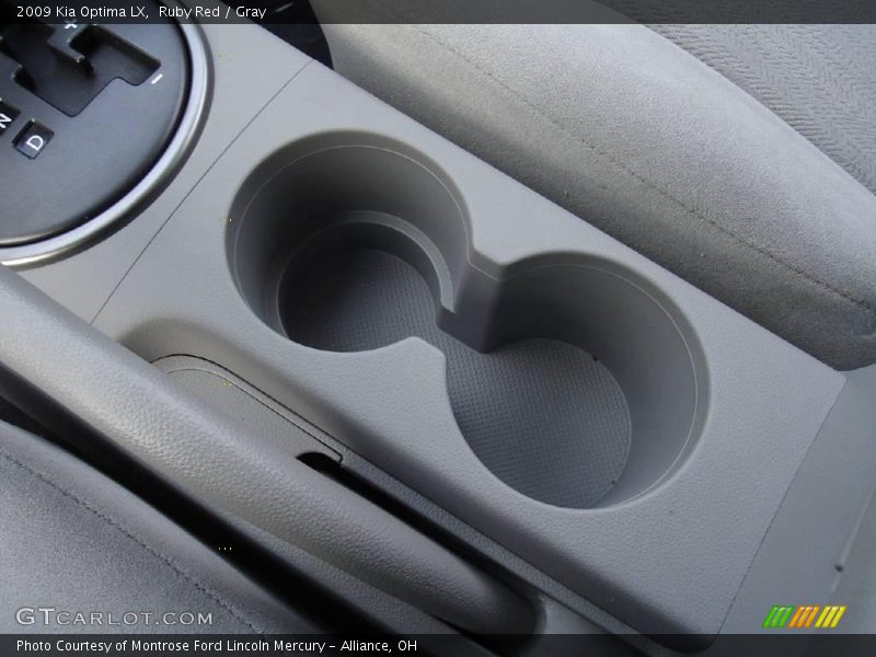 Ruby Red / Gray 2009 Kia Optima LX