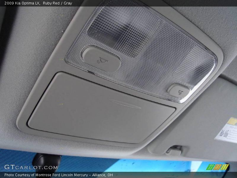 Ruby Red / Gray 2009 Kia Optima LX