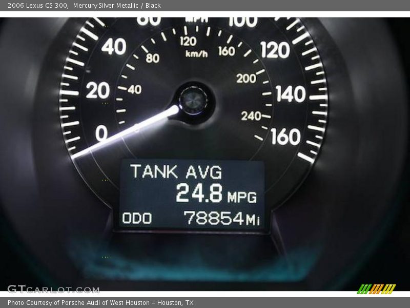 Mercury Silver Metallic / Black 2006 Lexus GS 300