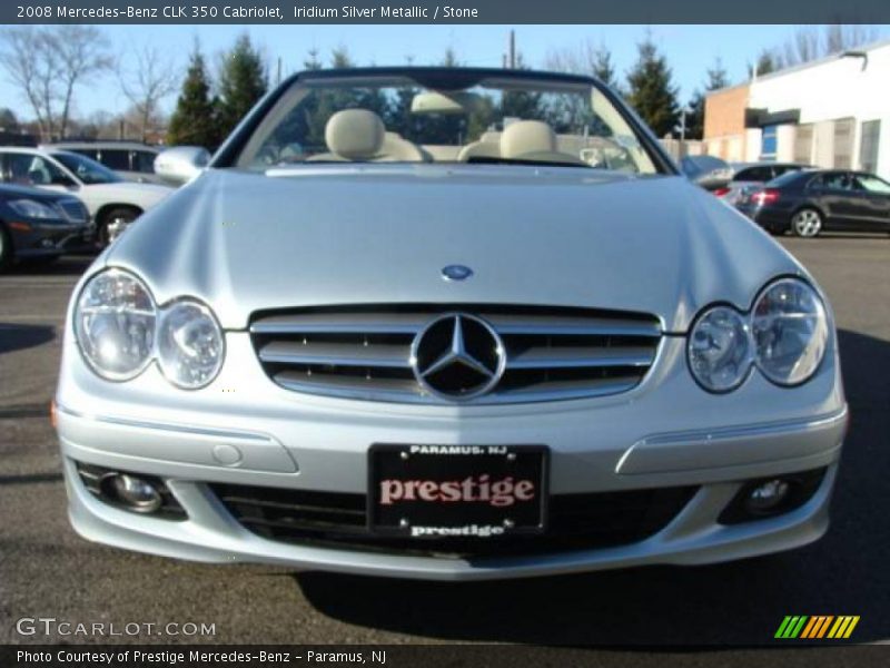 Iridium Silver Metallic / Stone 2008 Mercedes-Benz CLK 350 Cabriolet