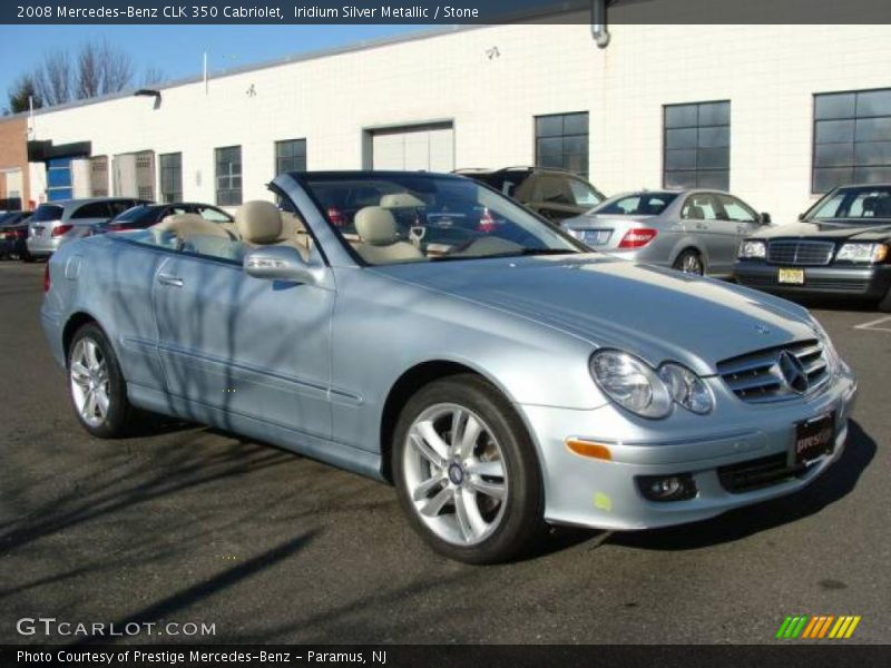 Iridium Silver Metallic / Stone 2008 Mercedes-Benz CLK 350 Cabriolet
