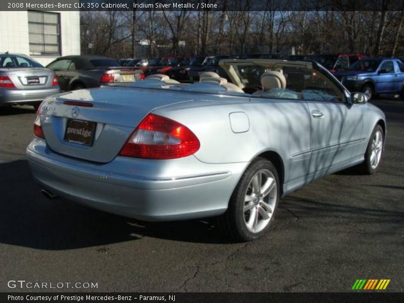 Iridium Silver Metallic / Stone 2008 Mercedes-Benz CLK 350 Cabriolet