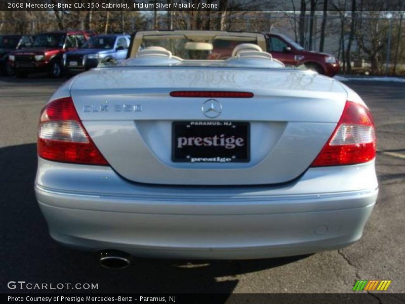 Iridium Silver Metallic / Stone 2008 Mercedes-Benz CLK 350 Cabriolet