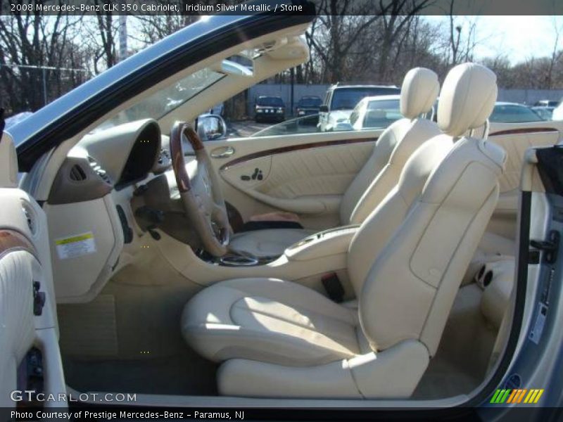 Iridium Silver Metallic / Stone 2008 Mercedes-Benz CLK 350 Cabriolet