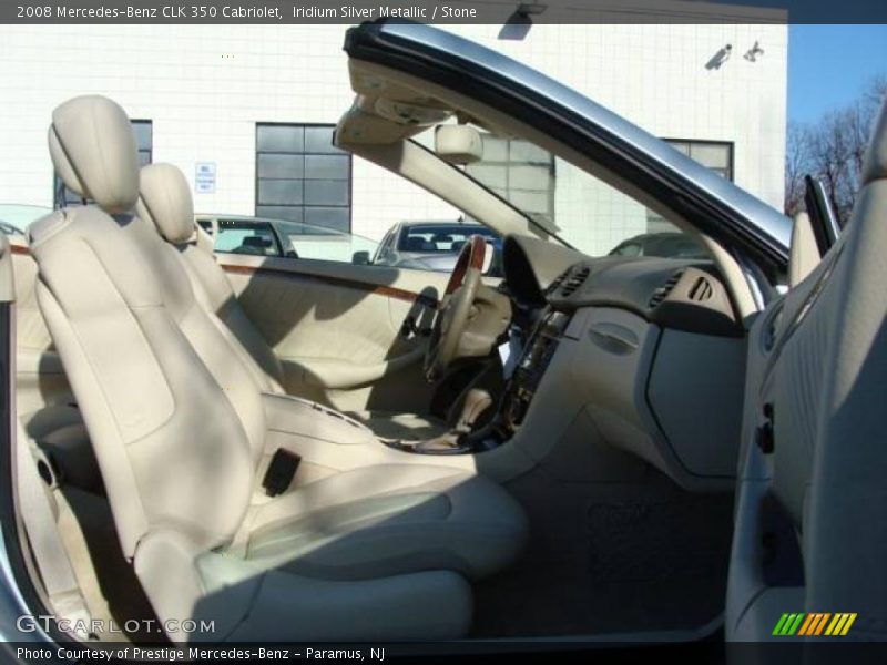 Iridium Silver Metallic / Stone 2008 Mercedes-Benz CLK 350 Cabriolet