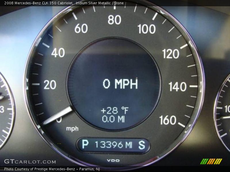 Iridium Silver Metallic / Stone 2008 Mercedes-Benz CLK 350 Cabriolet