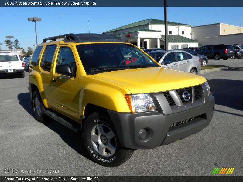 Solar Yellow / Steel/Graphite 2008 Nissan Xterra S
