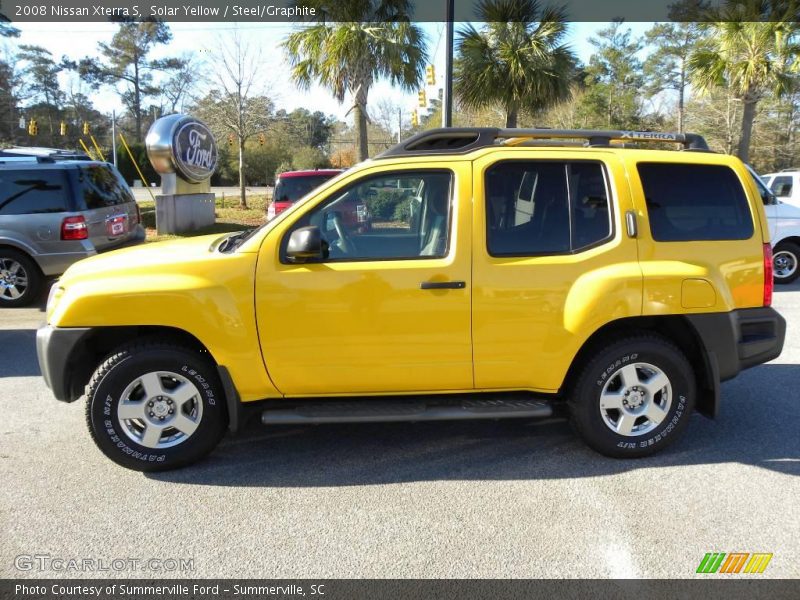 Solar Yellow / Steel/Graphite 2008 Nissan Xterra S