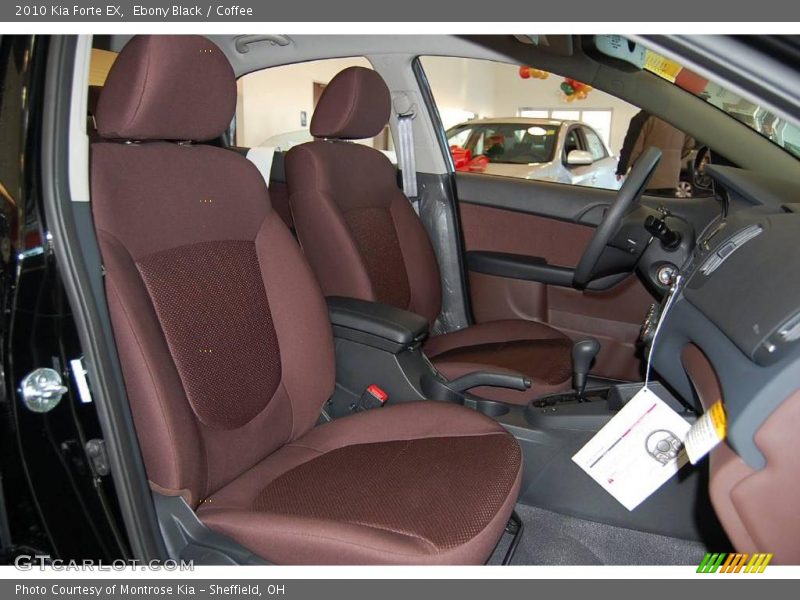 Ebony Black / Coffee 2010 Kia Forte EX