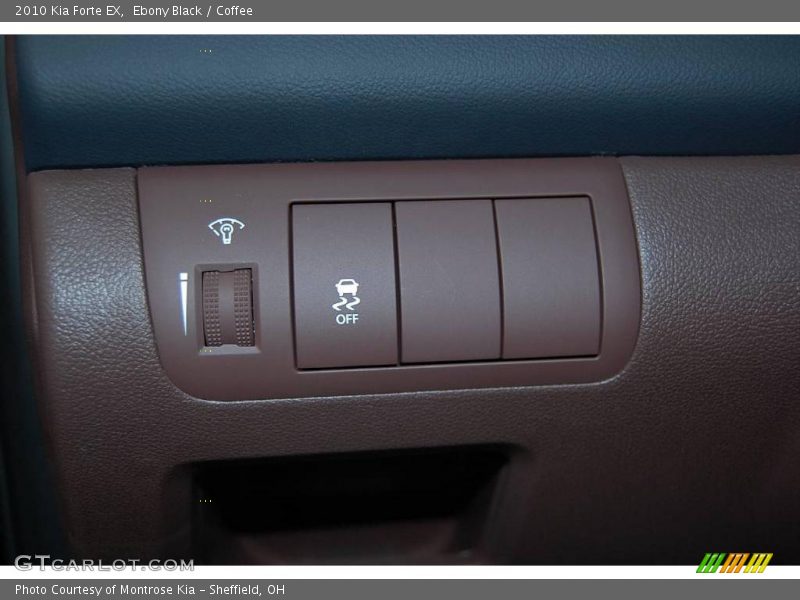 Ebony Black / Coffee 2010 Kia Forte EX