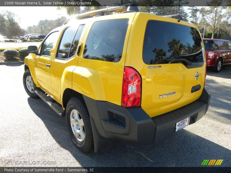Solar Yellow / Steel/Graphite 2008 Nissan Xterra S