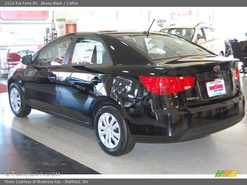 Ebony Black / Coffee 2010 Kia Forte EX