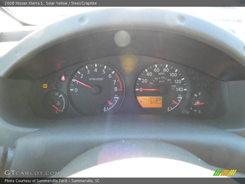 Solar Yellow / Steel/Graphite 2008 Nissan Xterra S