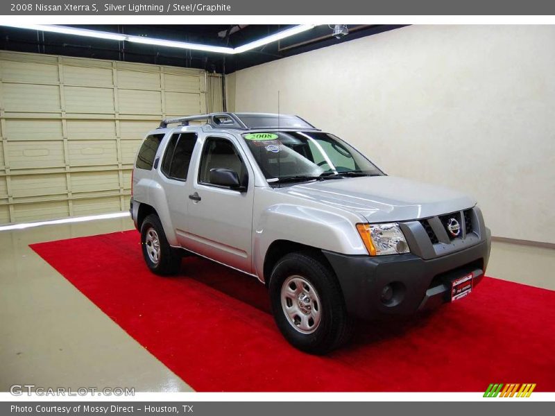 Silver Lightning / Steel/Graphite 2008 Nissan Xterra S