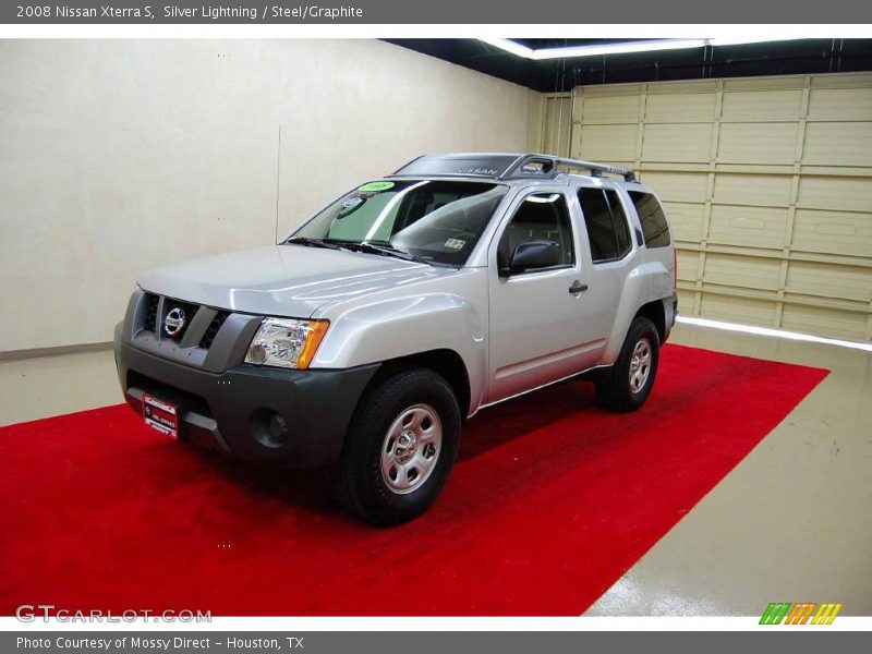 Silver Lightning / Steel/Graphite 2008 Nissan Xterra S
