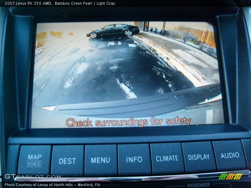 Bamboo Green Pearl / Light Gray 2007 Lexus RX 350 AWD