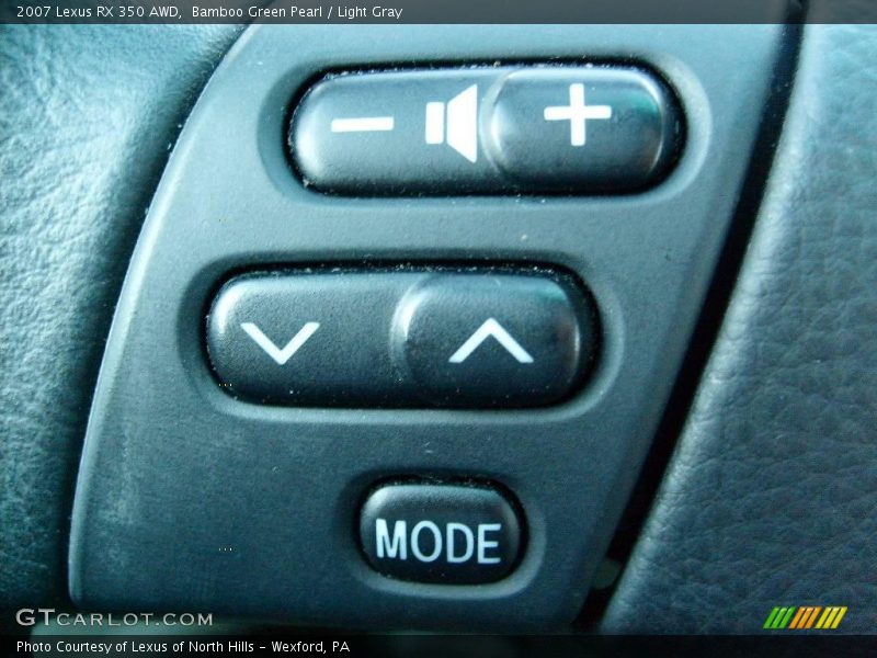 Bamboo Green Pearl / Light Gray 2007 Lexus RX 350 AWD