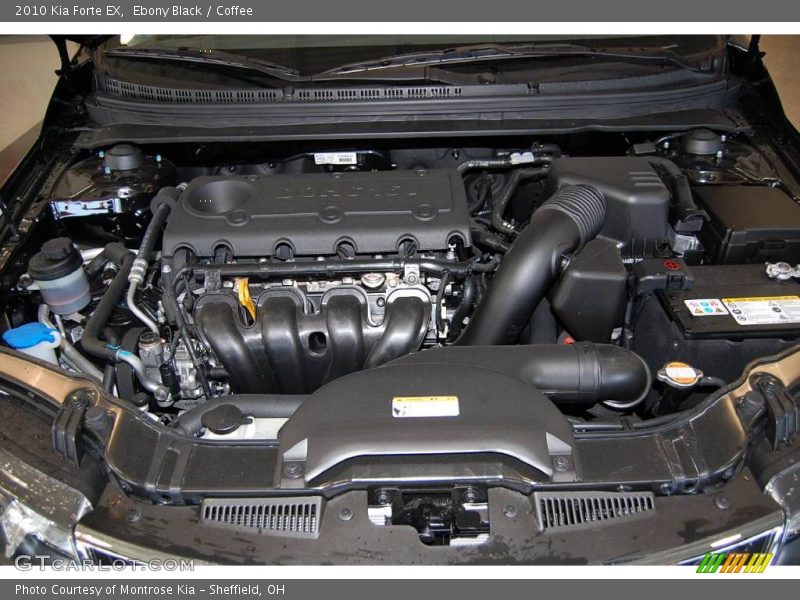Ebony Black / Coffee 2010 Kia Forte EX