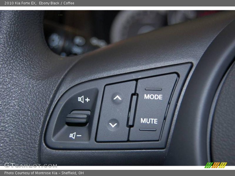 Ebony Black / Coffee 2010 Kia Forte EX
