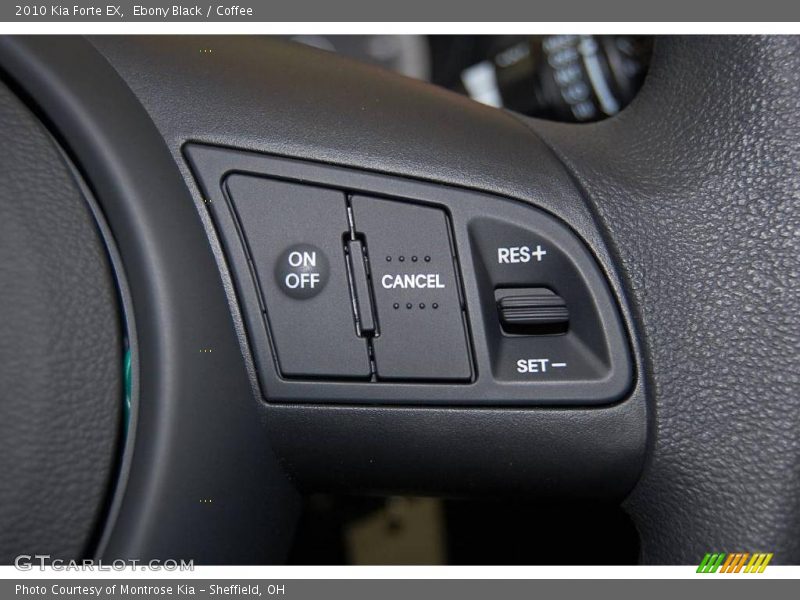 Ebony Black / Coffee 2010 Kia Forte EX