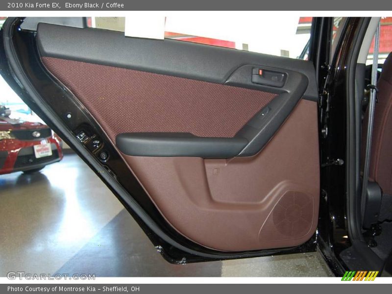 Ebony Black / Coffee 2010 Kia Forte EX