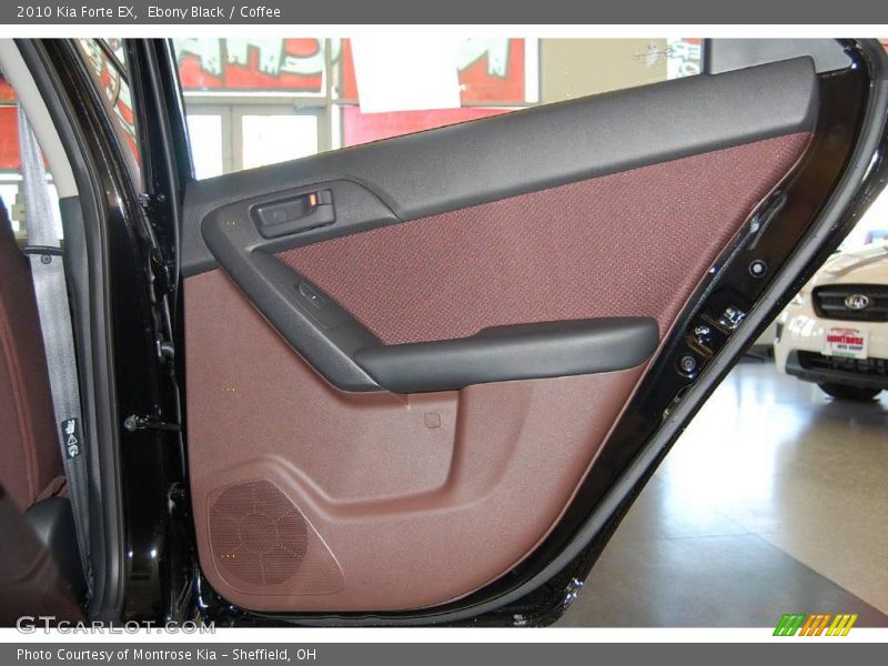 Ebony Black / Coffee 2010 Kia Forte EX