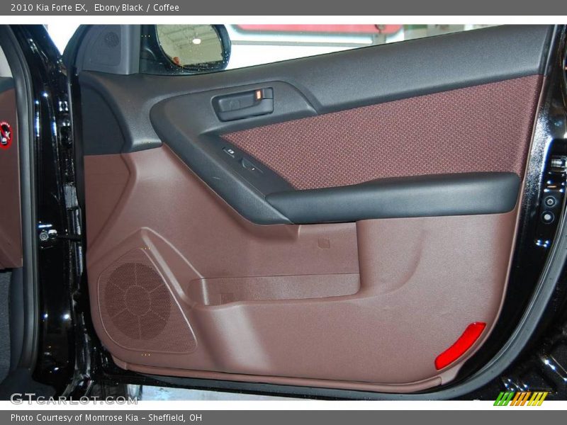 Ebony Black / Coffee 2010 Kia Forte EX