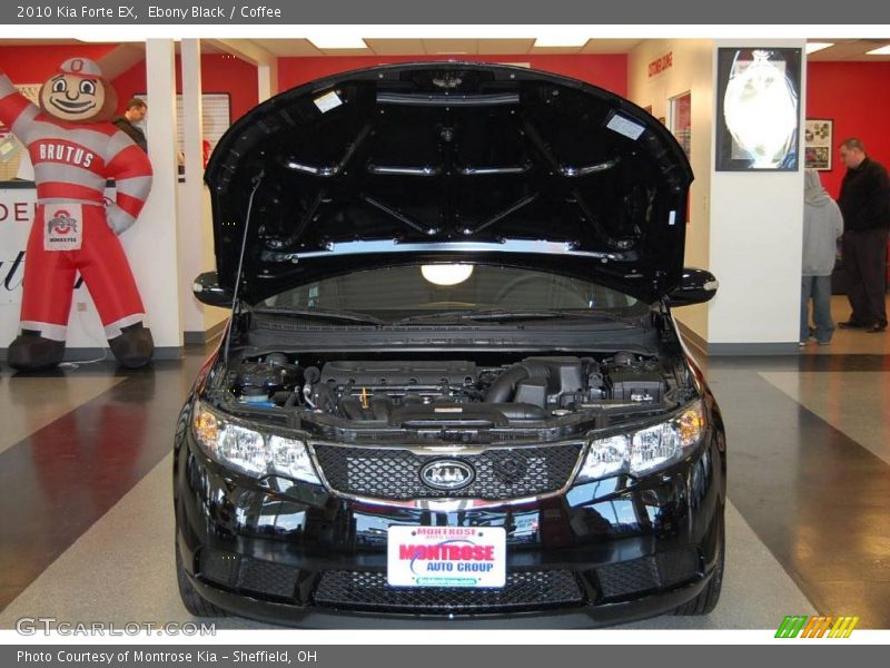 Ebony Black / Coffee 2010 Kia Forte EX