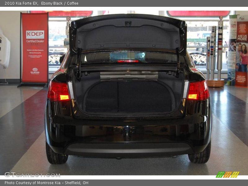Ebony Black / Coffee 2010 Kia Forte EX