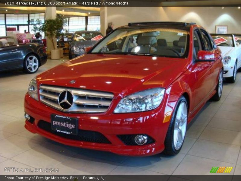 Mars Red / Almond/Mocha 2010 Mercedes-Benz C 300 Sport 4Matic