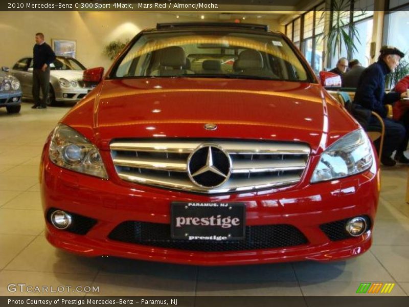 Mars Red / Almond/Mocha 2010 Mercedes-Benz C 300 Sport 4Matic