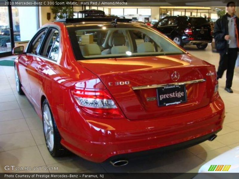 Mars Red / Almond/Mocha 2010 Mercedes-Benz C 300 Sport 4Matic
