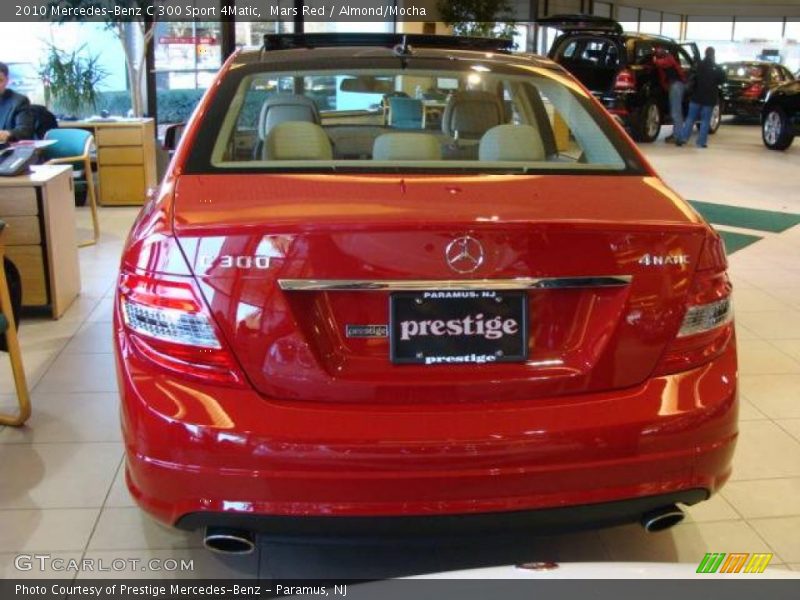 Mars Red / Almond/Mocha 2010 Mercedes-Benz C 300 Sport 4Matic